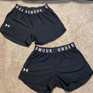 Under Armour Play Up Black Shorts Bundle XS